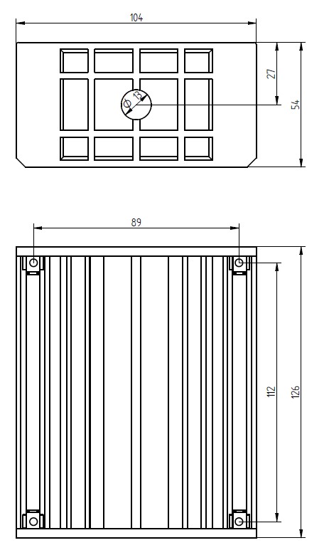 Unterputzkasten UPK 804