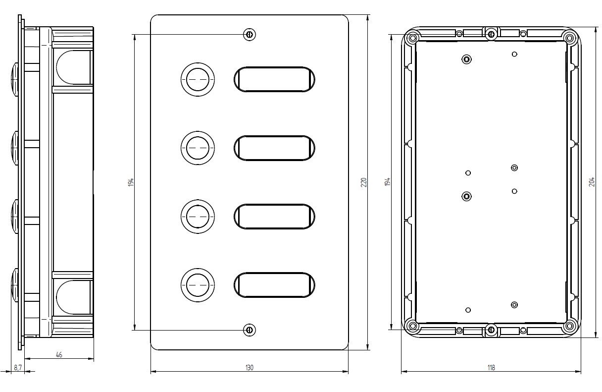 Etagenplatte V2A 4 WE ETA 404 V2A UP