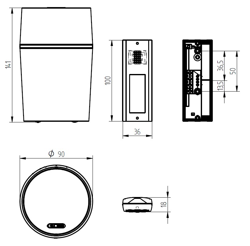 Funkgong-Set microSD CALIMA 600