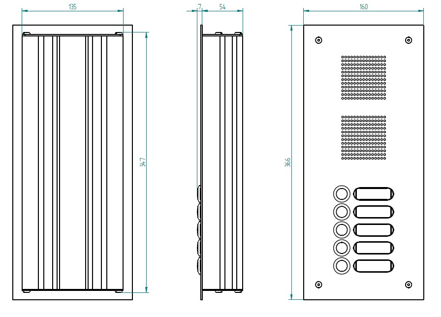 Türstation V2A TS 788 1-5