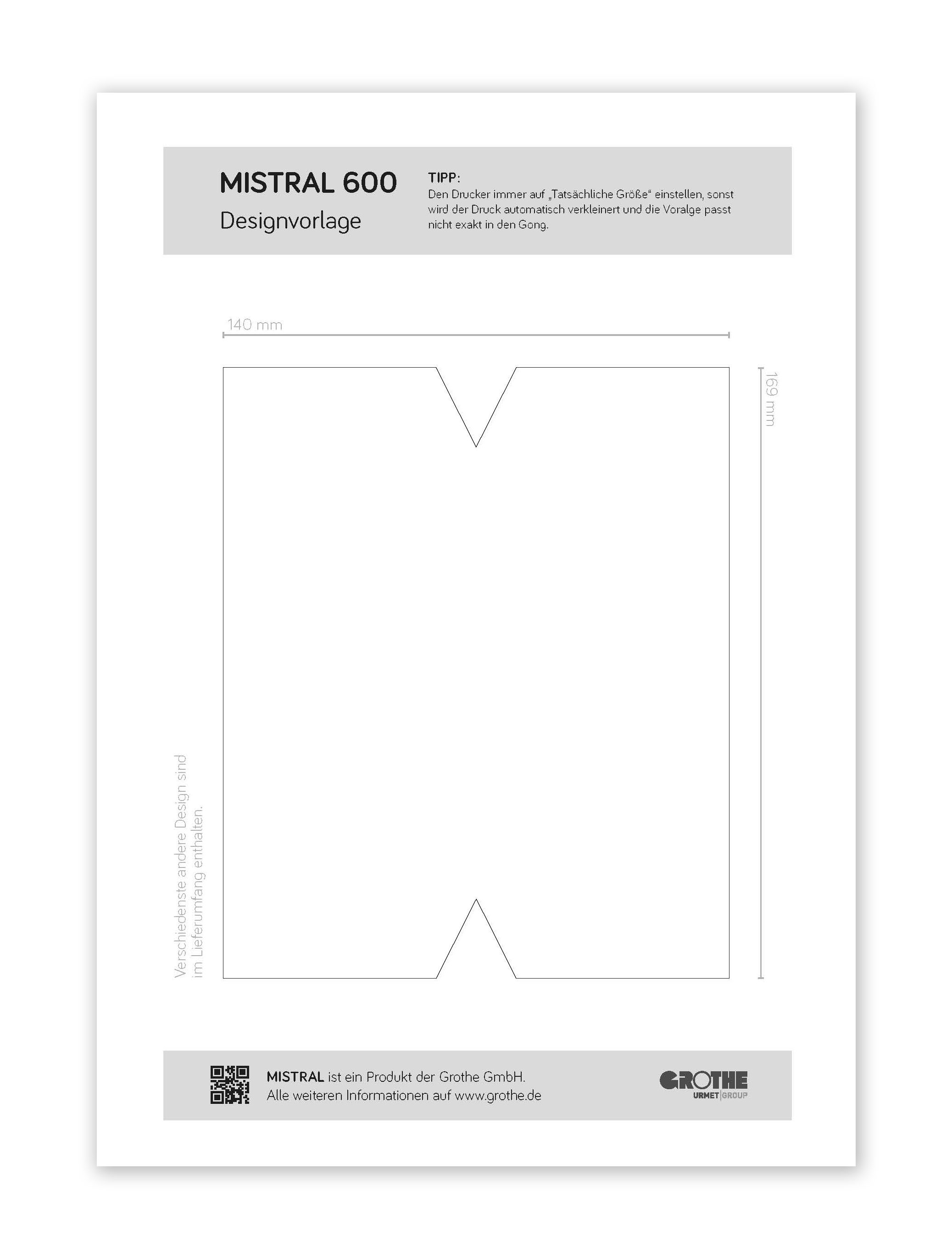 Designvorlage für MISTRAL 200