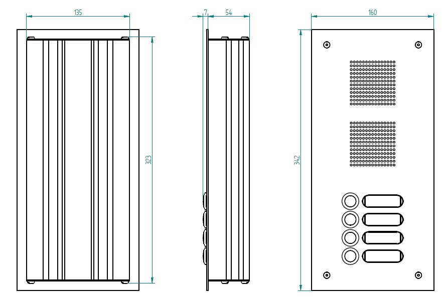 Türstation EV1 TS 787 1-4