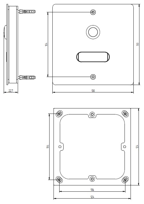 Etagenplatte V2A 1 WE ETA 501 V2A AP