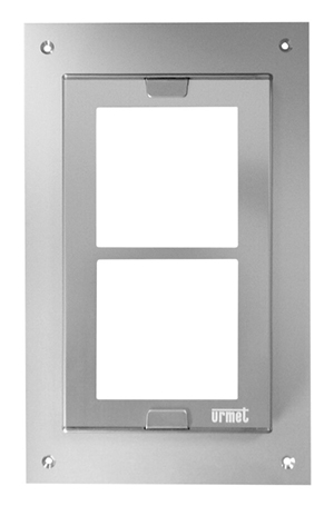 Adapter für Grothe 6000 Türstation für zwei Module, aus Aluminium