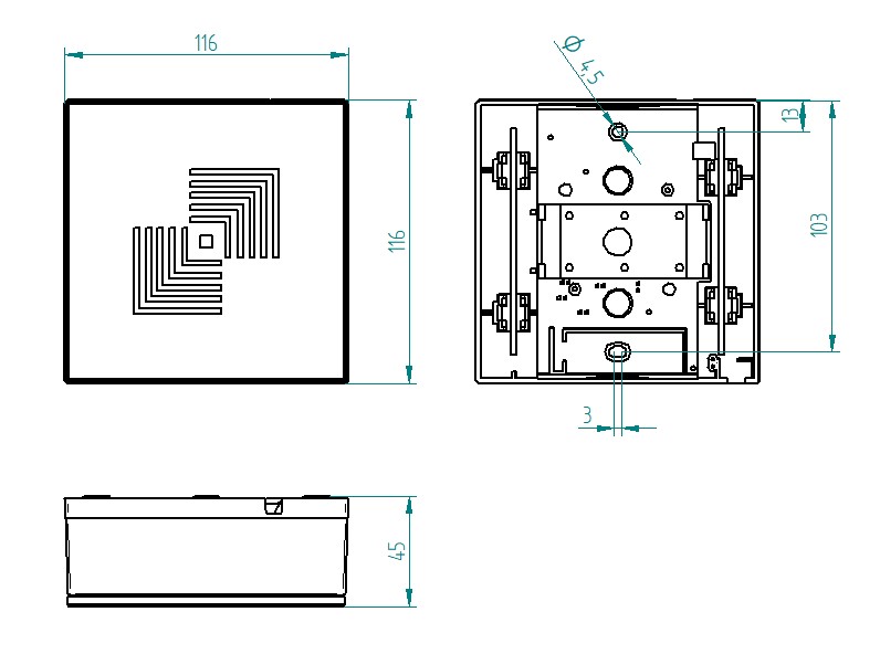 Elektromechanischer Zweiklang GONG 465A Bw Retro in Edelstahloptik GONG 465A Bw/va-r