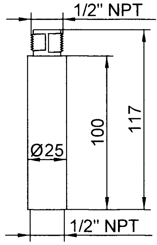 Verlängerungsrohr KSZ 8603