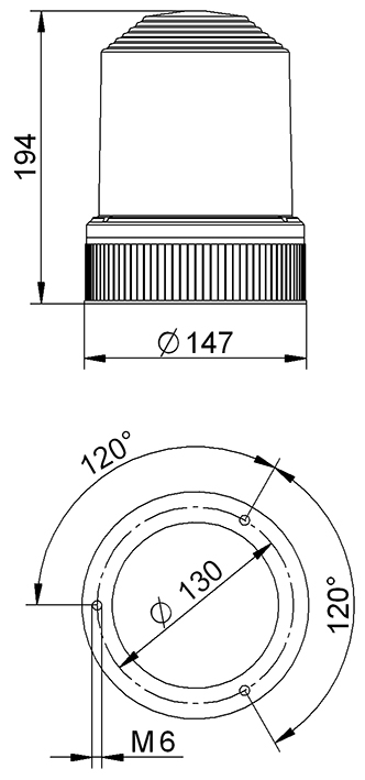 Drehspiegelleuchte DSL 7302