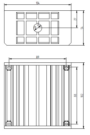 Unterputzkasten UPK 803