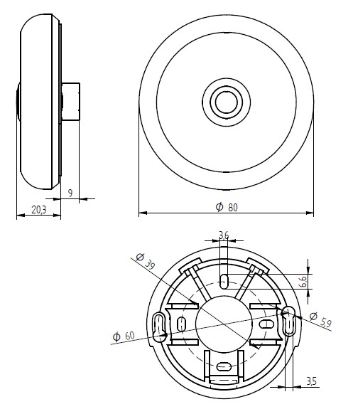 Runder Klingeltaster aus Edelstahl mit zentralem Druckknopf und weiß beleuchtetem LED-Ring, frontal aufgenommen.