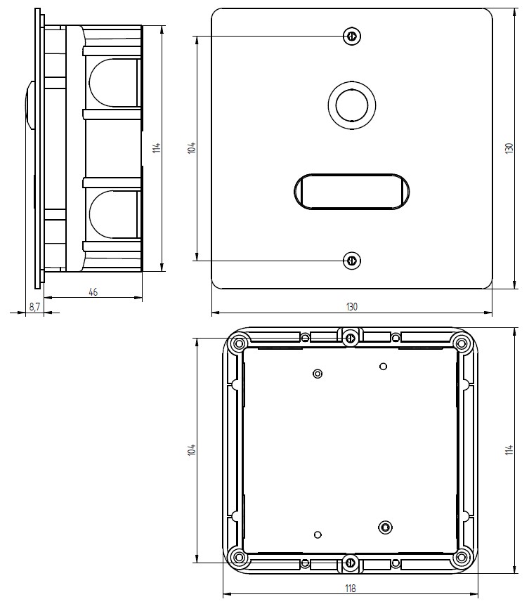 Etagenplatte V2A 1 We ETA 401 V2A UP